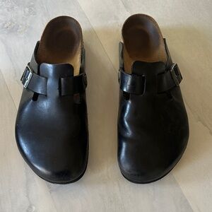 Birkenstock Black Leather Men's Loafers